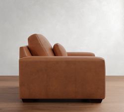 Big Sur Square Arm Deep Seat Leather Chair