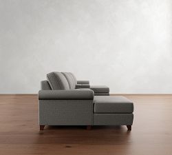 Cameron Roll Arm Power Reclining Double Chaise Sectional (132"&ndash;160)