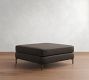 Jake Leather Sectional Ottoman