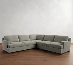 Townsend Square Arm 3-Piece L-Shaped Sectional (113")