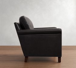 Tyler Roll Arm Leather Chair