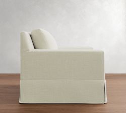 York Square Arm Slipcovered Chair And A Half