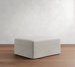 Big Sur Slipcovered Sectional Ottoman