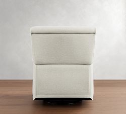 Irving Roll Arm Manual &amp; Power Swivel Glider Recliner