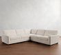 Turner Square Arm 3-Piece L-Shaped Sectional (106"&ndash;110")