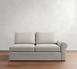 Build Your Own Big Sur Roll Arm Slipcovered Sectional