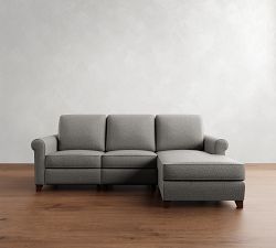 Cameron Roll Arm Power Reclining Chaise Sectional - Storage Available (88&quot;&ndash;116&quot;)