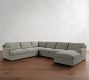 Townsend Square Arm L-Shaped Chaise Sectional (143&quot;)