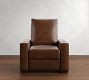 Turner Square Arm Leather Media Single Chair