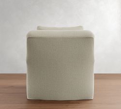 Carlisle Slipcovered Swivel Chair