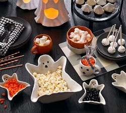 Gus the Ghost Stoneware Snack Bowl