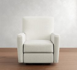 Irving Square Arm Manual &amp; Power Swivel Glider Recliner