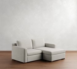 Shasta Square Arm Reversible Chaise Sectional - Thumbnail 2