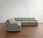 Townsend Square Arm 3-Piece L-Shaped Sectional (113&quot;)
