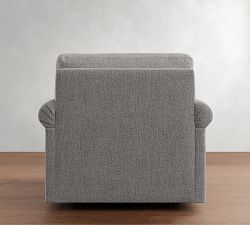 York Roll Arm Swivel Chair