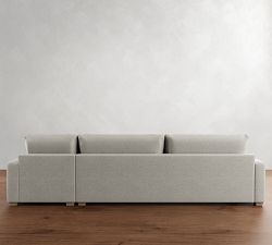 Canyon Square Arm Chaise Sectional (118"&ndash;162")
