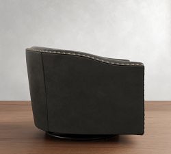 Harlow Leather Swivel Chair