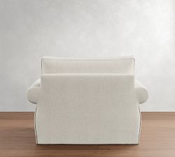 Pearce Roll Arm Slipcovered Chair and a Half