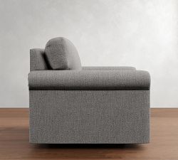 York Roll Arm Swivel Chair