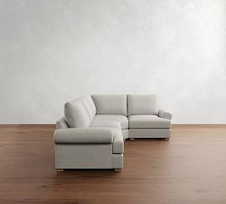 Canyon Roll Arm 3-Piece Wedge Sectional (129")