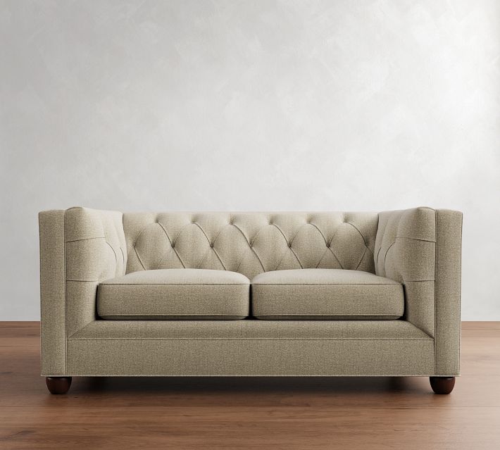 ピース　チェスターフィールド　アメリカ Chesterfield Square Arm Fabric Sofa | Pottery Barn