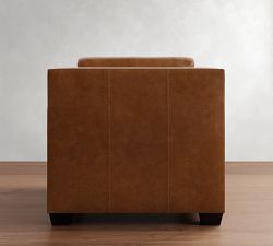 York Square Arm Deep Seat Leather Chair