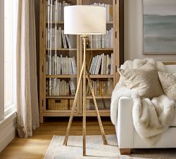 Easton Forged-Iron Tripod Floor Lamp (67&quot;)