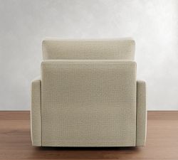 Pearce Modern Square Arm Swivel Chair