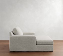 Big Sur Square Arm Slipcovered Chaise Lounge