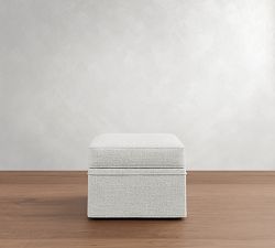 Cameron Slipcovered Storage Ottoman