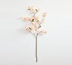 Faux Peach Dogwood Branch