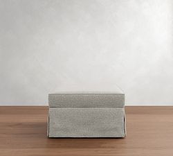 PB Comfort Slipcovered Sectional Ottoman