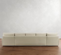 Pearce Square Arm Double Chaise Sectional (126"&ndash;176")