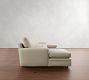 Pearce Square Arm Double Chaise Sectional (124"&ndash;175")
