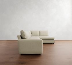 Pearce Square Arm Return Bumper Sectional (113&quot;&ndash;140&quot;)