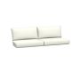 Westport Outdoor Sofa Cushion Cover, High Performance Canvas; White