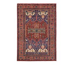 Open Box: Nicolette Hand-Knotted Wool Rug, 6' x 9' - Cardinal Red