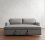 York Square Arm Trundle Sleeper Sofa (89&quot;)