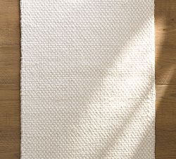 Open Box: Handwoven Basketweave Cotton Fringe Table Runner