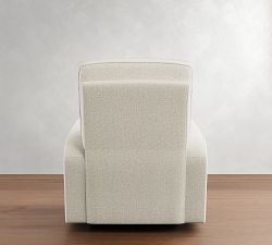 PB Comfort Square Arm Manual &amp; Power Swivel Recliner