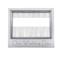 Wedding Day Signature Metal Picture Frames