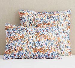 Annabel Watercolor Dot Organic Percale Sham