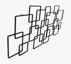 Cubed Abstract Metal Wall Art