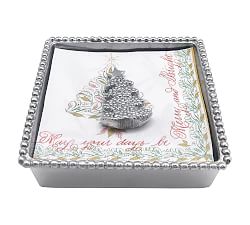 Dotty Tree Handcrafted Recycled Napkin Holder with Napkins