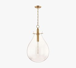 Mayla LED Glass Pendant (8&quot;-18&quot;)