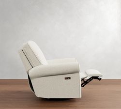 PB Comfort Roll Arm Manual &amp; Power Swivel Glider Recliner