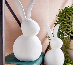 Easter Bunny Decorative Objects - Set of 2