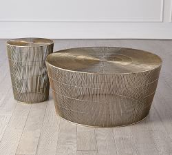 Fiona Round Metal Side Table (16")