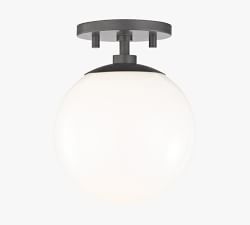 Open Box: Jorson Glass Globe Flush Mount