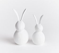 Easter Bunny Decorative Objects - Set of 2